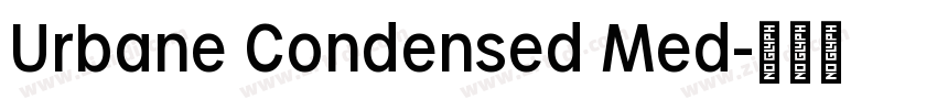Urbane Condensed Med字体转换